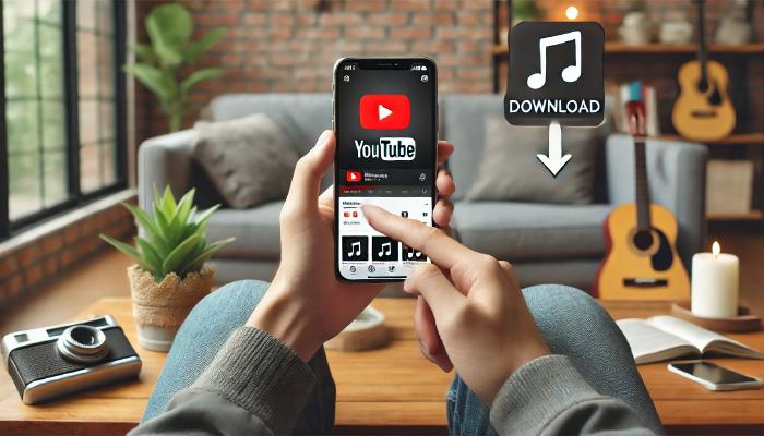 how to save music from YouTube